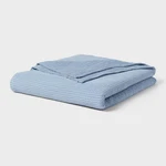 Twin/twin Xl Tencel Lyocell Waffle Bed Blanket Light Blue - Threshold. Fixed Price $18.99.