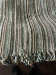 Pier 1 Import Streamers Green Blue Brown Chenille Throw Blanket 50 X 60. Fixed Price $45.00.