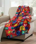 Dc Comics Harley Quinn The Suicide Squad Super Plush Throw Blanket 46IN X 60IN. Fixed Price $28.99.