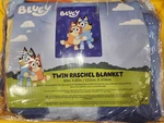 Bluey Twin Raschel Blanket 100% Polyester 60IN X 80IN Nwt Hug Fest Northwest. Fixed Price $25.98.