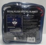 Connecticut Huskies 60" By 80" Twin Size Digitize Raschel Blanket - Ncaa. Fixed Price $44.99.