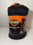 Harley Davidson Motorcycle Fleece Throw Blanket Flame Rider Fireball 2008 Biker. Fixed Price $35.00.