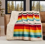 Pendleton Reversible Plush Throw Blanket, Soft, Cozy, Polyester 50" X 70" New. Fixed Price $42.95.