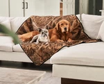 Pupprotector Short Fur Waterproof Throw Blanket - Sable Tan. Fixed Price $108.99.