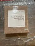 New Melange Home 100% Australia Merino Wool Full Queen Blanket. Fixed Price $169.19.
