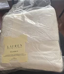 Lauren Ralph Twin Size Micromink 66" X 90" Soft Beige Blanket. Fixed Price $24.99.