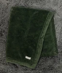 Saranoni Luxury Lush Receiving Blanket / Dark Green 40 X30. Fixed Price $24.00.