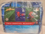 Marvel Spiderman Los Angeles Twin Raschel Blanket 60IN X 80IN Nwt Polyester. Fixed Price $24.98.