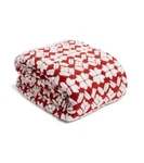 Vera Bradley Women's Outlet Intarsia Fleece Throw Blanket Star Red. Fixed Price $72.00.
