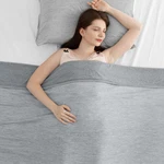 Revolutionary Cooling Blanket Twin, Absorbs Heat To Keep Body For Night Swe. Fixed Price $45.87.