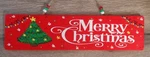 Merry Christmas Tree Door Hanger Shelf Counter Sitter Holiday Decor Wall. Fixed Price $13.54.
