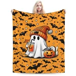 Halloween Blanket For Women Men, Haunted Themed Design Printed Thro.... Fixed Price $57.55.