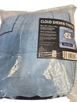 Ncaa Unc Tar Heels 60" X 70" Cloud Sherpa Throw Blanket. Fixed Price $39.99.
