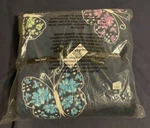Vera Bradley Pride Butterflies Oversized Plush Throw Blanket 94" X 66" - Nwt. Fixed Price $84.98.