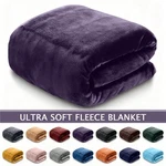 Luxury Fleece Throw All Season Reversible Blankets For Twin Queen Bed. Fixed Price $23.99.