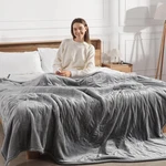 Heated Blanket Queen Size Electric 84''X90'' - Fast Heating Ultr. Fixed Price $80.44.