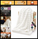 Cozy Fleece Twin Blanket - Gentlesoft Bed Throw For Dorm Room, Gift Idea 60. Fixed Price $37.99.