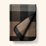 Plaid Throw Blanket Brown/black - Woolrich. Fixed Price $19.99.