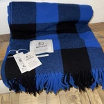 Woolrich Blue Buffalo Check Plaid Throw Blanket New. Fixed Price $59.99.