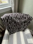 Barnes & Noble Throw Blanket Literary Quotes Classic Books 50 X 60 Brown/ivory. Fixed Price $22.50.