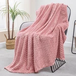 Exclusivo Mezcla Fleece Throw Blanket For ( 50X70 ), Dusty Pink. Fixed Price $17.38.