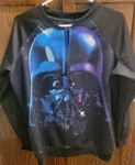 Disney Star Wars Darth Vader Mighty Fine Full Zip Sweatshirt Black Size Extra Lg. Fixed Price $23.49.
