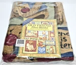 New & Unopened ! Teresa Kogut Fleece Blanket Old Friend Teddy Bear 2004 53"X 64". Fixed Price $28.00.
