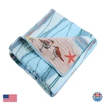 Greenland Home Fashions Maui Throw Blanket 50 X 60. Fixed Price $78.88.