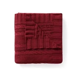 Vcny Home Cable Knit Super Soft Microfiber Throw Blanket Red. Fixed Price $26.12.
