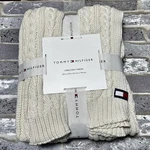 Tommy Hilfiger Cable Knit Throw Blanket Off White 50 X70 New. Fixed Price $119.67.
