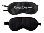 2 Black Masks Night Cover Sleeping Silk Satin Unisex Sweet Dream. Fixed Price $15.15.