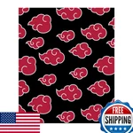 Naruto Shippuden Akatsuki Throw Blanket. Fixed Price $48.16.