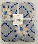 Vera Bradley Venetian Flower Ice Blue Essential Oversized Throw Blanket #500D. Fixed Price $83.50.