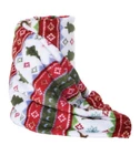 Holiday Plush Throw Blanket 50IN X 60IN Fairisle Reindeer Winter Gift Christmas. Fixed Price $14.72.