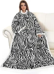 Sherpa Wearable With Sleeves Arms, Comfy Sleeved Tv Wrap Blanket, Large. Fixed Price $45.99.