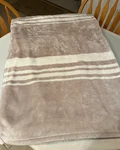 Berkshire Fleece Throw Blanket Tan/cream 50 X 70 Nwot. Fixed Price $18.75.