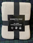 Kenneth Cole New York Essentials Waffle Blanket Full Queen Pastel Gray. Fixed Price $56.97.
