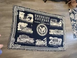 Tapestry Blanket Throw Sunshine Network Visn #8 Florida Puerto Rico 72X49". Fixed Price $20.00.