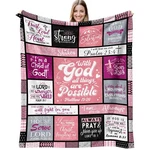 Lseomio Mothers Day Gifts For 60X50 Inch, Pink-christian. Fixed Price $31.99.