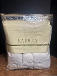 New Ralph Lauren Basketweave Full Queen Blanket 100% Cotton X 90". Fixed Price $139.00.