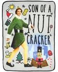 Elf Movie Son Of Nutcracker Buddy The Micro Raschel Throw Blanket 46"X60". Fixed Price $34.99.