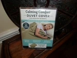 New Calming Comfort Hummus Beige Duvet Cover Weighted Blankets. Fixed Price $18.79.
