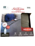 Sunbeam Electric Heated Bed Blanket, Full Ultra-soft Microplush. Fixed Price $48.00.