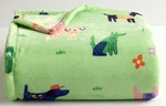 Cute Spring Dogs Floral Green 5X6 Ft Oversized Throw Blanket The Big One New!. Fixed Price $19.95.