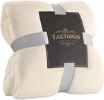 Tasthrow Large Flannel Fleece Blanket, Inch - 50X70, Creamwhite. Fixed Price $21.46.