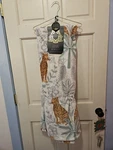 House Of Verdi Tigers Tropical Sage Grey Plush Throw Blanket 60 X 70. Fixed Price $42.49.