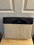 New Ralph Lauren Almaden Beige Throw Blanket & Decorative Bed Pillow. Fixed Price $216.19.