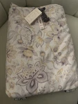 Victoria's Secret Floral Convertible Blanket Taupe Purple Yellow One Size. Fixed Price $21.00.