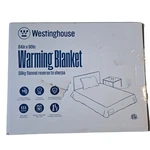Westinghouse Electric Blanket Queen Size Silky Flannel Reverse Sherpa 84" X 90". Fixed Price $49.99.