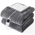 Homemate Electric Heated Twin - 62X84 Heating Bed Blankets Throw With. Fixed Price $44.47.
